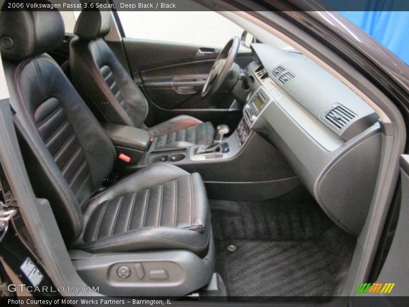 Deep Black / Black 2006 Volkswagen Passat 3.6 Sedan
