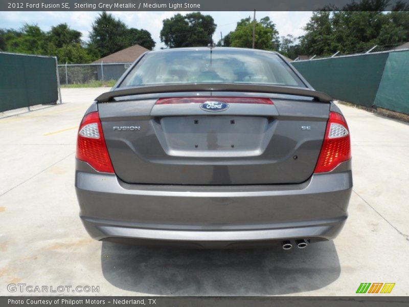 Sterling Grey Metallic / Medium Light Stone 2012 Ford Fusion SE