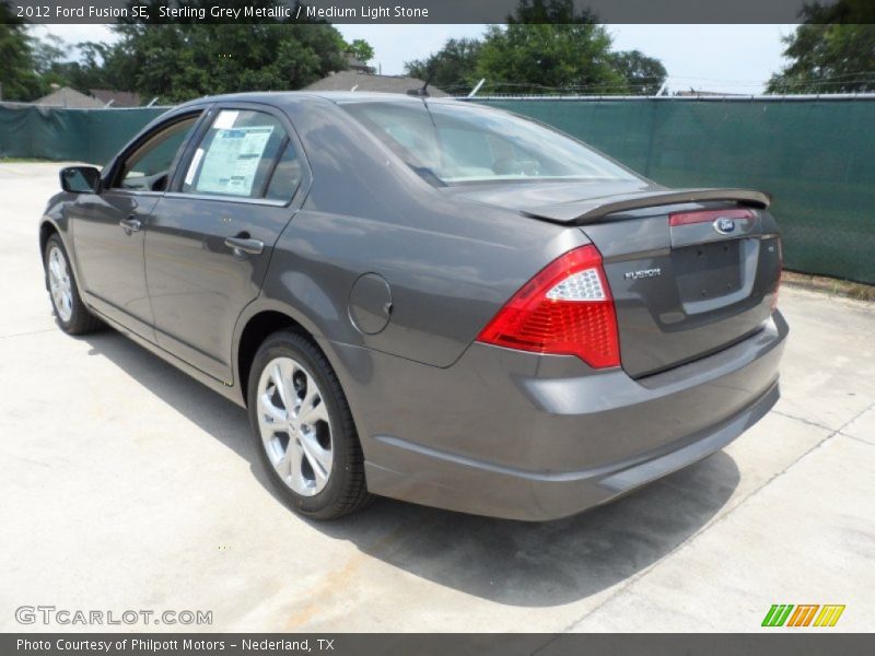 Sterling Grey Metallic / Medium Light Stone 2012 Ford Fusion SE