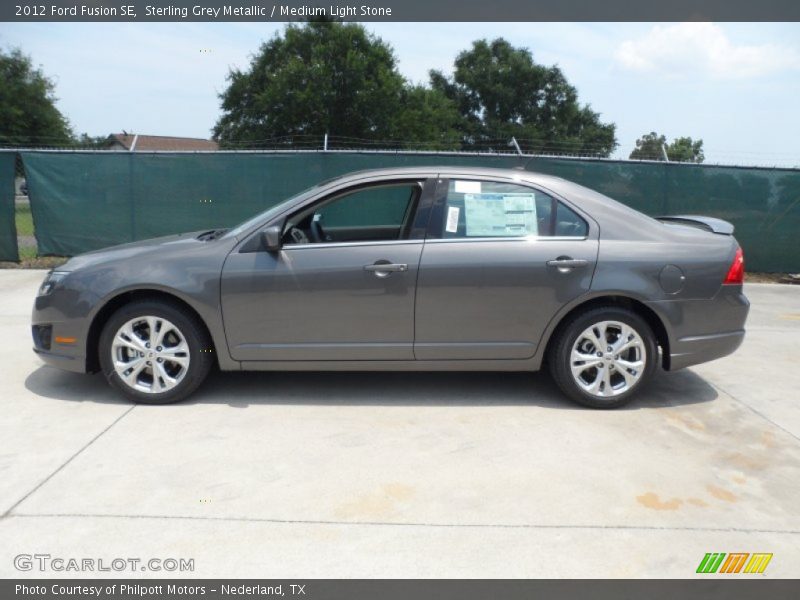 Sterling Grey Metallic / Medium Light Stone 2012 Ford Fusion SE