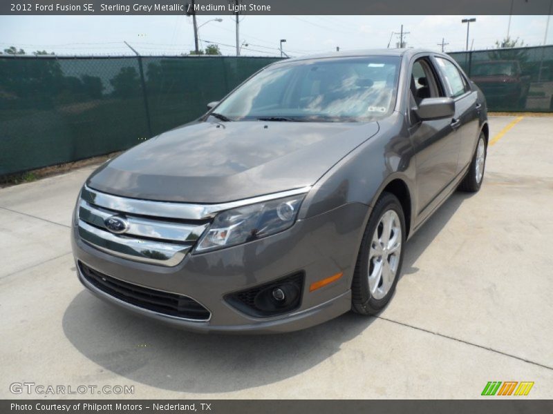 Sterling Grey Metallic / Medium Light Stone 2012 Ford Fusion SE