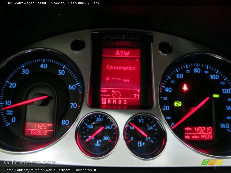 Deep Black / Black 2006 Volkswagen Passat 3.6 Sedan