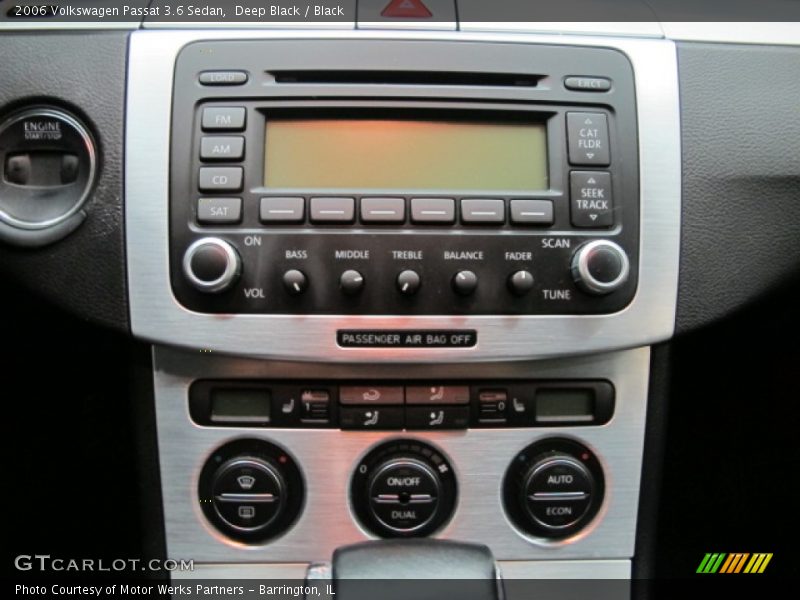 Deep Black / Black 2006 Volkswagen Passat 3.6 Sedan