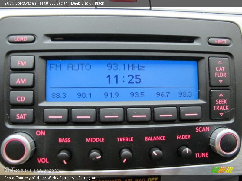 Deep Black / Black 2006 Volkswagen Passat 3.6 Sedan