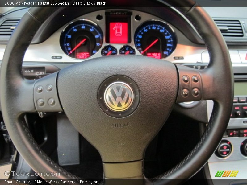 Deep Black / Black 2006 Volkswagen Passat 3.6 Sedan