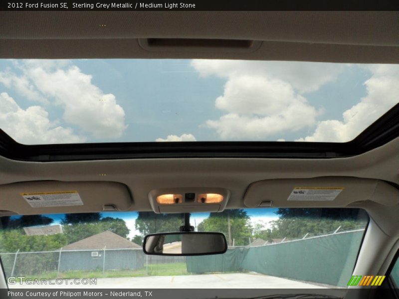 Sterling Grey Metallic / Medium Light Stone 2012 Ford Fusion SE