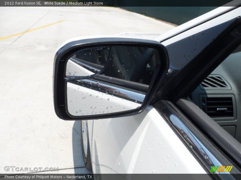 White Suede / Medium Light Stone 2012 Ford Fusion SE