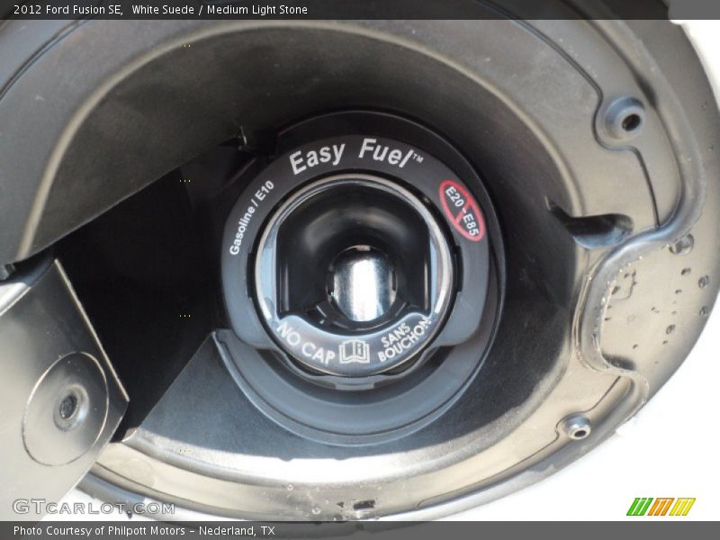 White Suede / Medium Light Stone 2012 Ford Fusion SE