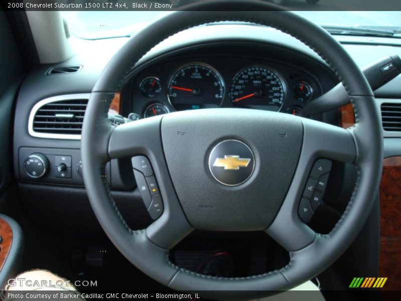 Black / Ebony 2008 Chevrolet Suburban 1500 LTZ 4x4