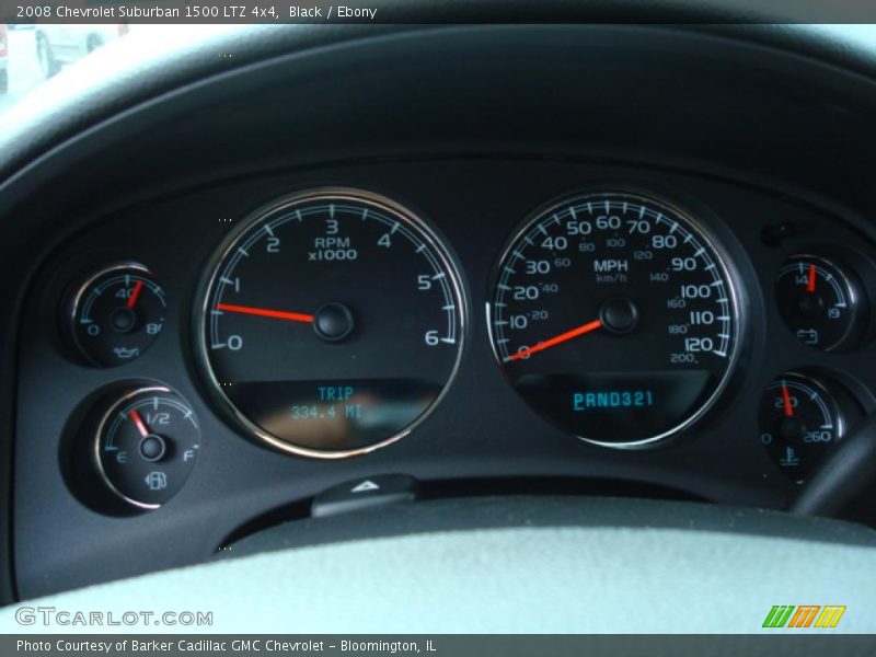 Black / Ebony 2008 Chevrolet Suburban 1500 LTZ 4x4