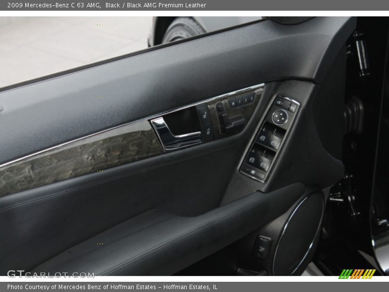 Black / Black AMG Premium Leather 2009 Mercedes-Benz C 63 AMG