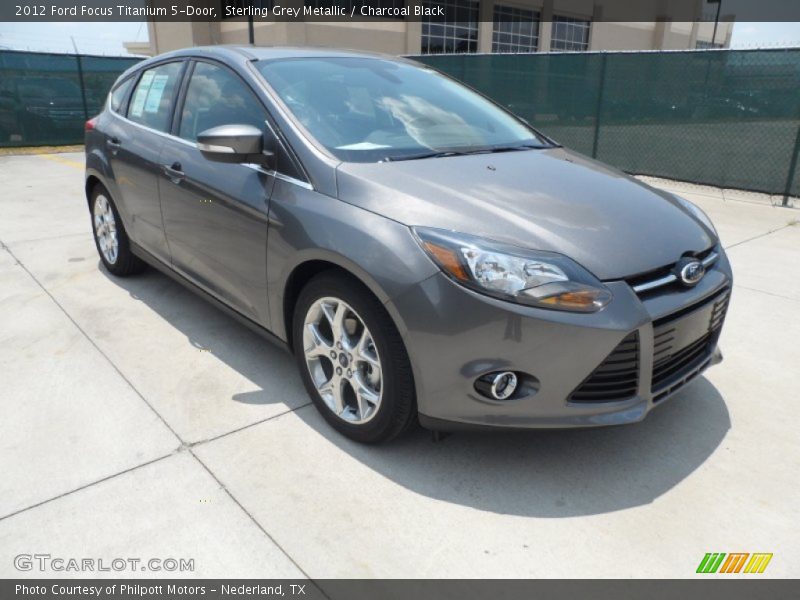 Sterling Grey Metallic / Charcoal Black 2012 Ford Focus Titanium 5-Door