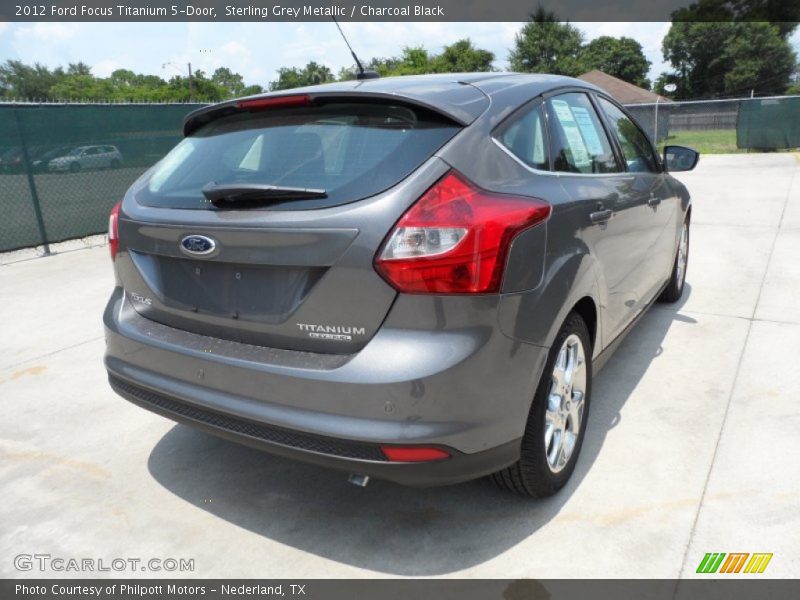 Sterling Grey Metallic / Charcoal Black 2012 Ford Focus Titanium 5-Door