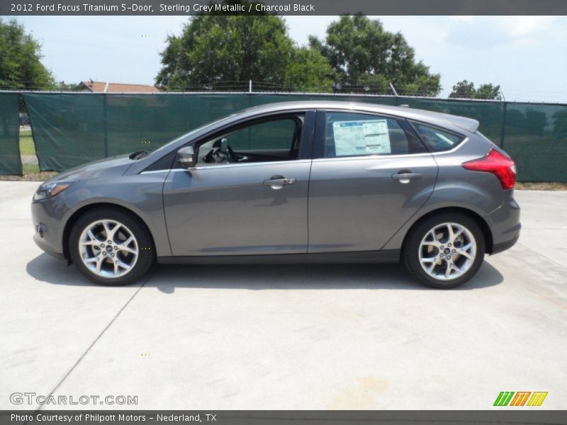 Sterling Grey Metallic / Charcoal Black 2012 Ford Focus Titanium 5-Door
