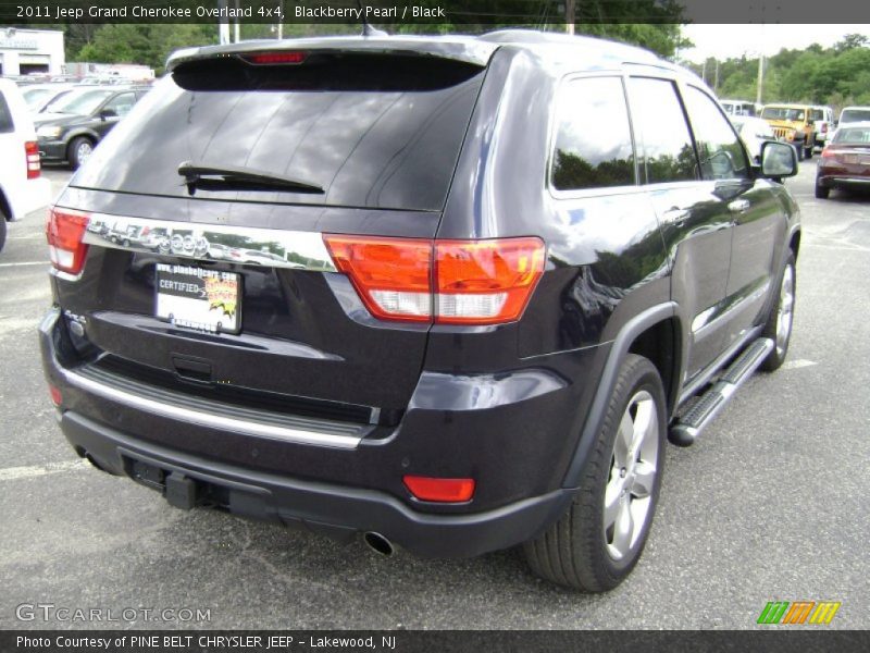 Blackberry Pearl / Black 2011 Jeep Grand Cherokee Overland 4x4