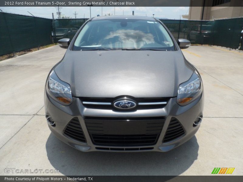 Sterling Grey Metallic / Charcoal Black 2012 Ford Focus Titanium 5-Door
