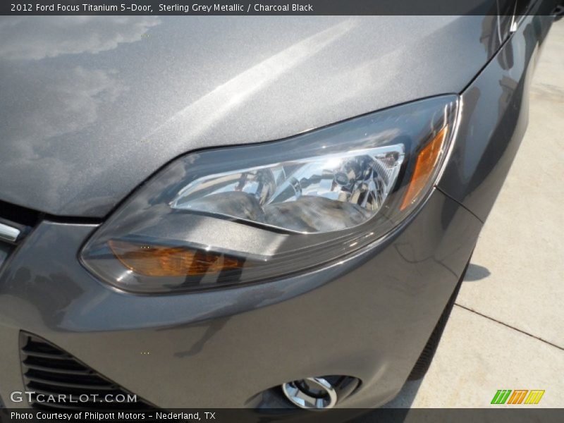 Sterling Grey Metallic / Charcoal Black 2012 Ford Focus Titanium 5-Door
