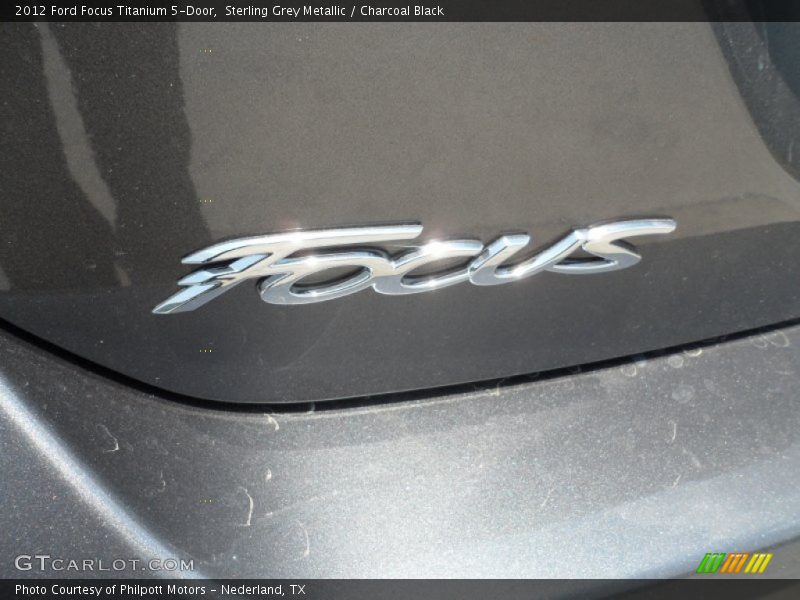 Sterling Grey Metallic / Charcoal Black 2012 Ford Focus Titanium 5-Door
