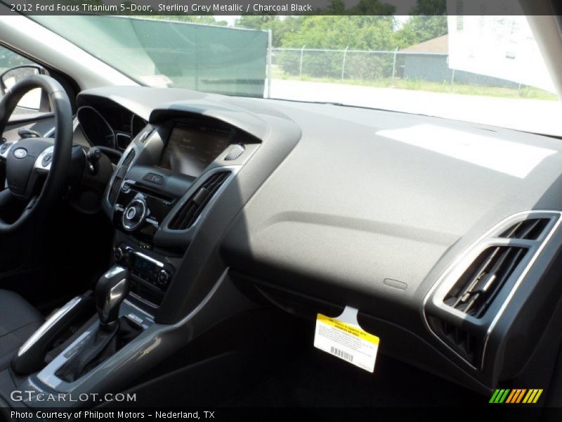 Sterling Grey Metallic / Charcoal Black 2012 Ford Focus Titanium 5-Door