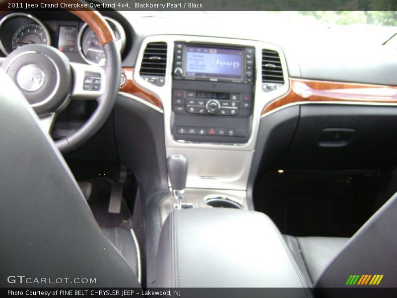Blackberry Pearl / Black 2011 Jeep Grand Cherokee Overland 4x4
