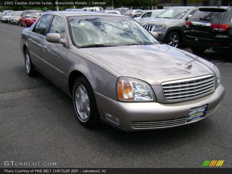 Bronzemist Metallic / Oatmeal 2002 Cadillac DeVille Sedan