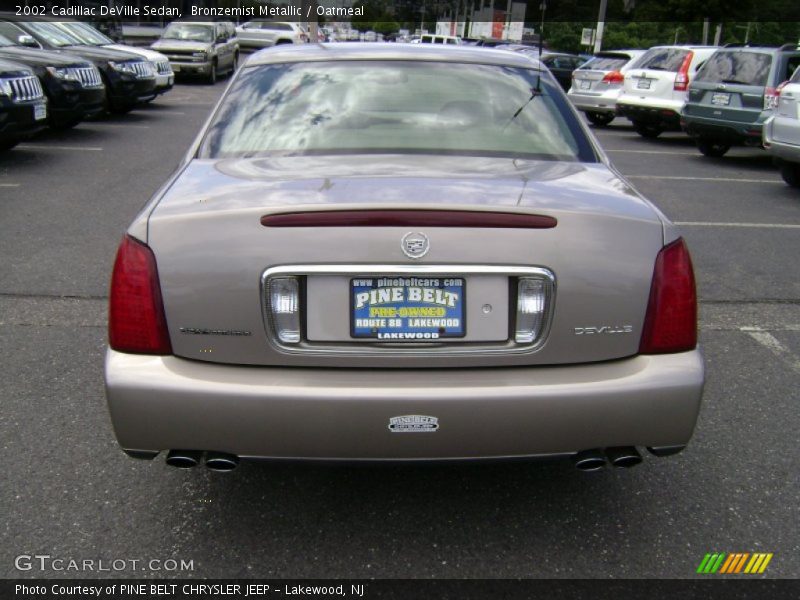 Bronzemist Metallic / Oatmeal 2002 Cadillac DeVille Sedan