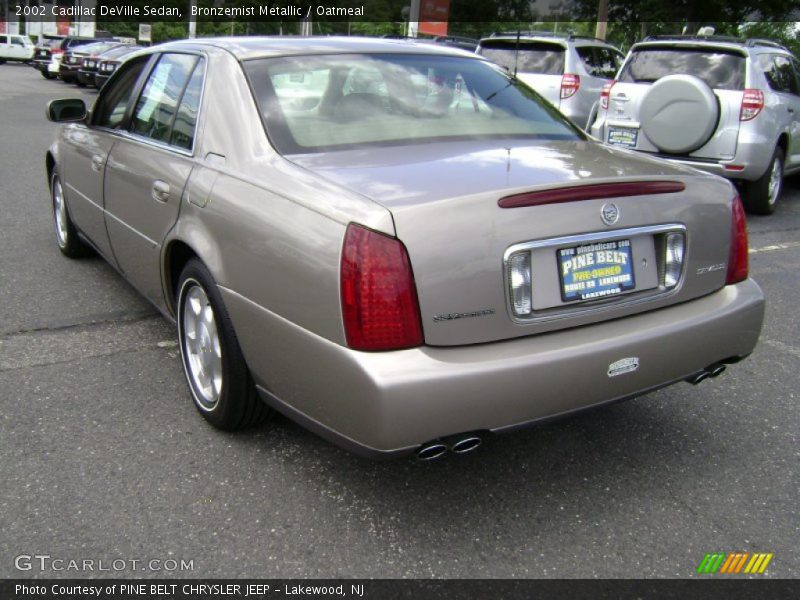 Bronzemist Metallic / Oatmeal 2002 Cadillac DeVille Sedan