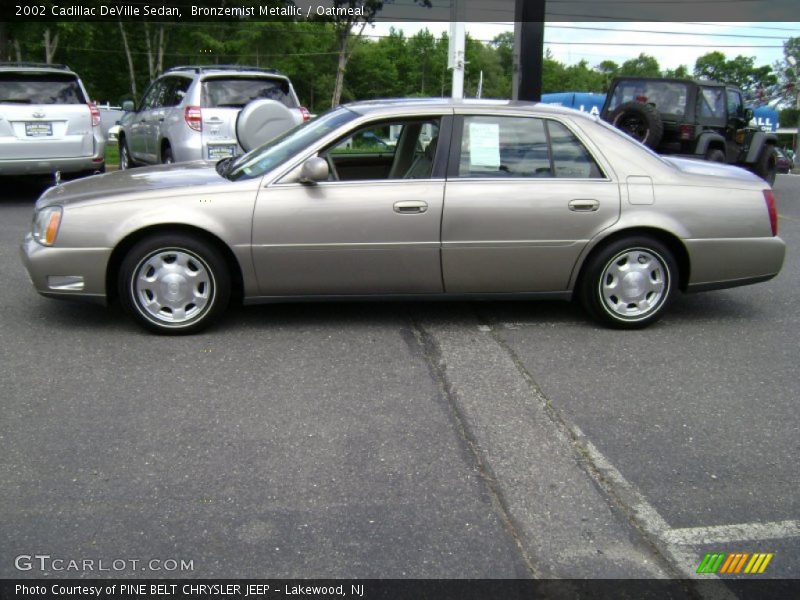 Bronzemist Metallic / Oatmeal 2002 Cadillac DeVille Sedan