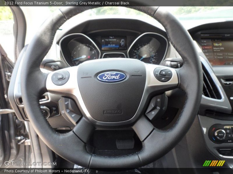  2012 Focus Titanium 5-Door Steering Wheel