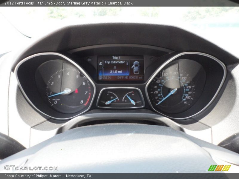  2012 Focus Titanium 5-Door Titanium 5-Door Gauges