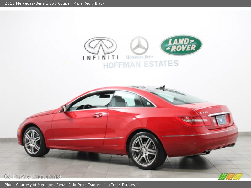 Mars Red / Black 2010 Mercedes-Benz E 350 Coupe