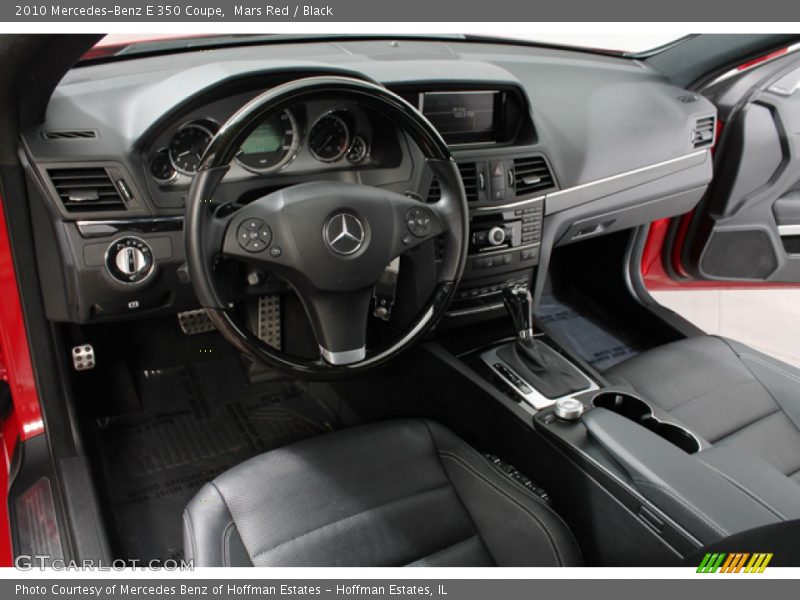 Mars Red / Black 2010 Mercedes-Benz E 350 Coupe