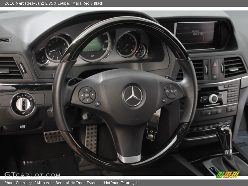Mars Red / Black 2010 Mercedes-Benz E 350 Coupe