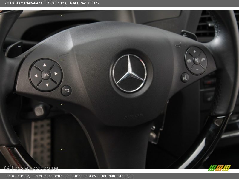 Mars Red / Black 2010 Mercedes-Benz E 350 Coupe