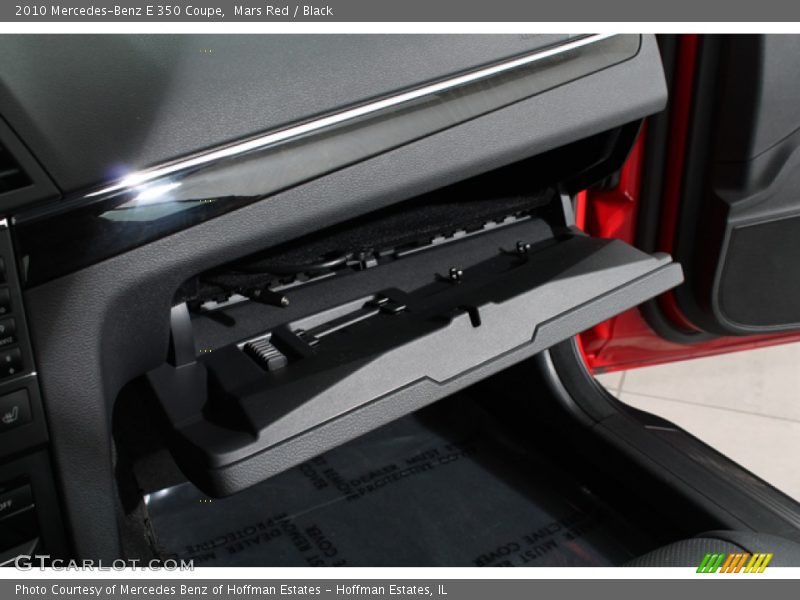 Mars Red / Black 2010 Mercedes-Benz E 350 Coupe