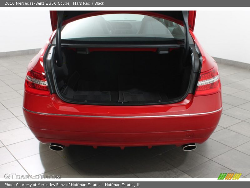 Mars Red / Black 2010 Mercedes-Benz E 350 Coupe