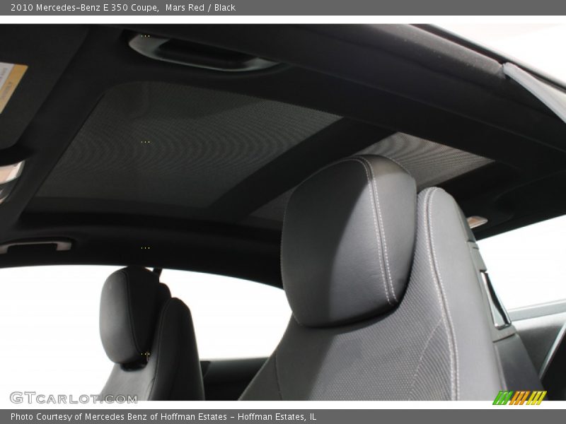 Mars Red / Black 2010 Mercedes-Benz E 350 Coupe