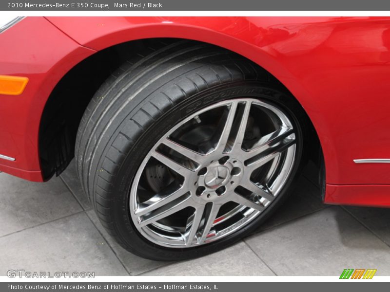 Mars Red / Black 2010 Mercedes-Benz E 350 Coupe