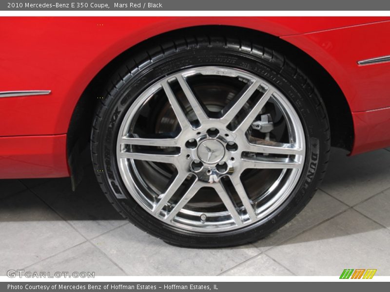 Mars Red / Black 2010 Mercedes-Benz E 350 Coupe