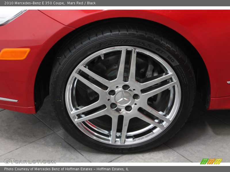 Mars Red / Black 2010 Mercedes-Benz E 350 Coupe