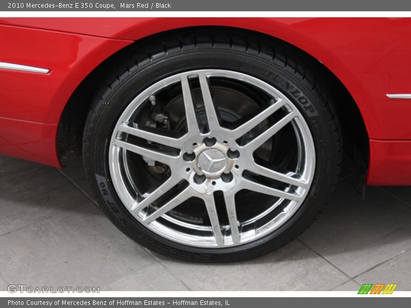 Mars Red / Black 2010 Mercedes-Benz E 350 Coupe