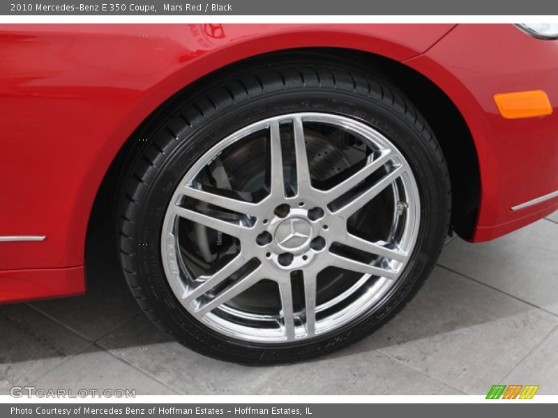 Mars Red / Black 2010 Mercedes-Benz E 350 Coupe