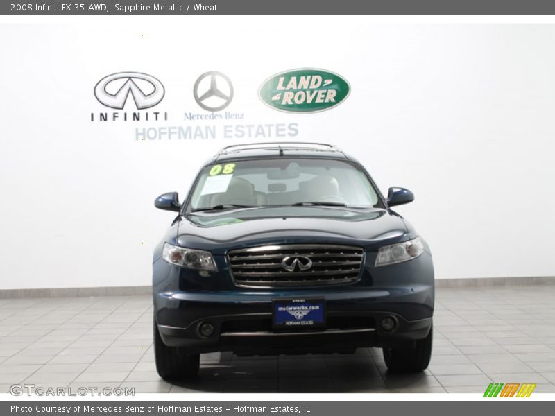 Sapphire Metallic / Wheat 2008 Infiniti FX 35 AWD