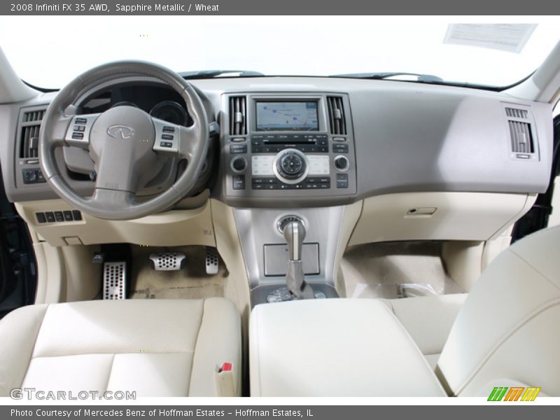 Dashboard of 2008 FX 35 AWD