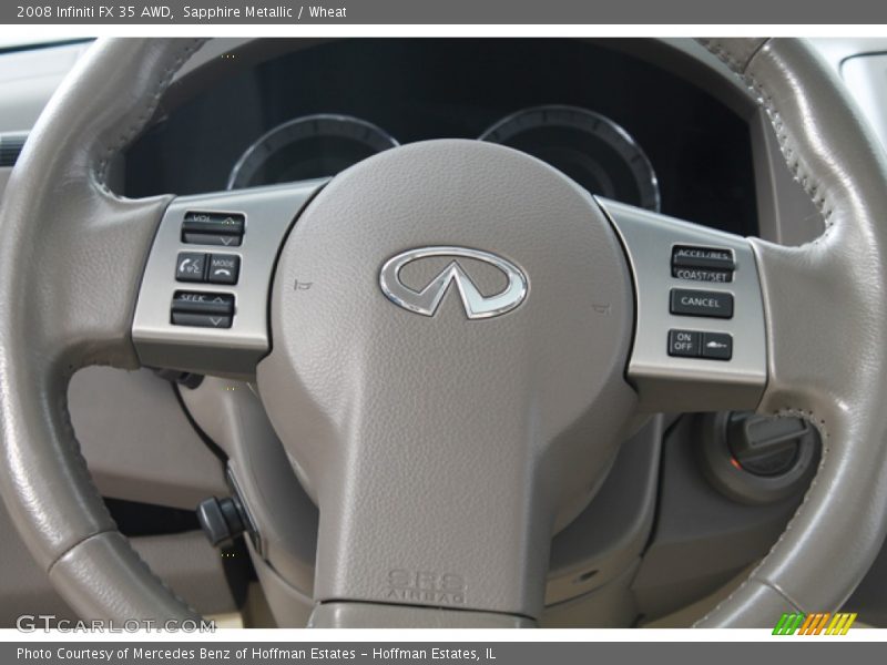 Sapphire Metallic / Wheat 2008 Infiniti FX 35 AWD