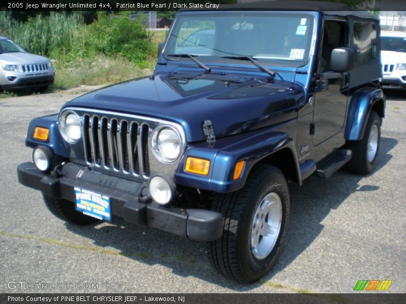 Patriot Blue Pearl / Dark Slate Gray 2005 Jeep Wrangler Unlimited 4x4