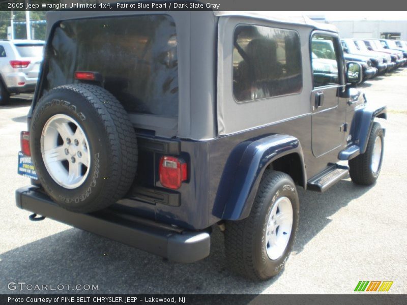 Patriot Blue Pearl / Dark Slate Gray 2005 Jeep Wrangler Unlimited 4x4