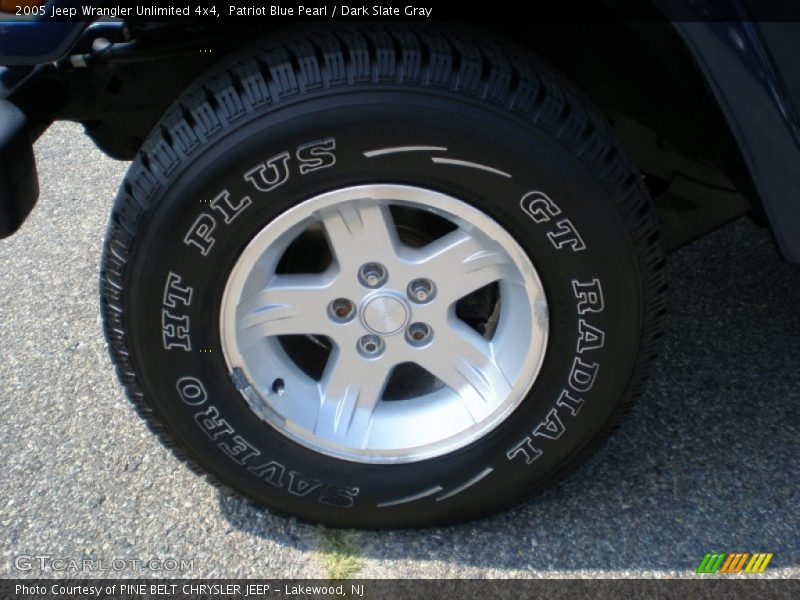 Patriot Blue Pearl / Dark Slate Gray 2005 Jeep Wrangler Unlimited 4x4