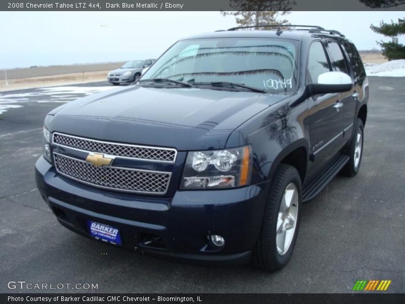 Dark Blue Metallic / Ebony 2008 Chevrolet Tahoe LTZ 4x4