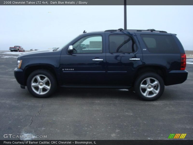 Dark Blue Metallic / Ebony 2008 Chevrolet Tahoe LTZ 4x4